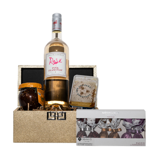 Pink Flamingo Rosé & Gourmet Gold Box