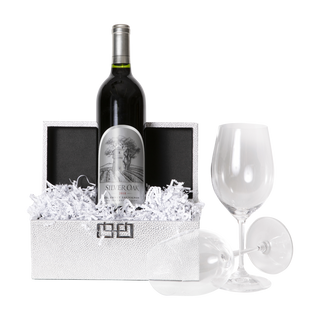 Silver Oak Cabernet & Crystal Gift Box