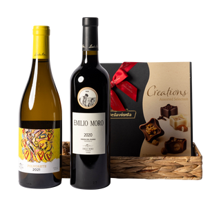 Emilio Moro Spanish Wine & Chocolate Basket